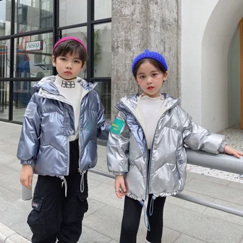 Crianças Jaqueta de Meninos e Meninas Filhos de Espessamento Quente do Bebê do Inverno coreano Casaco de Inverno de Roupas para Meninas Meninos Roupas 0