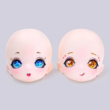 1/4 de Boneca Cabeça compõem Anime SD Boneca Cabeça Expressão Pode Abrir a Cabeça Diy Menina Brinquedos de Presente da Moda Bonito Vestir Boneca Acessórios 0
