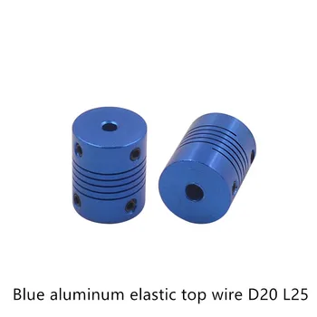 LINK CNC impressora 3d eixo Z fuso atuador azul diâmetro de 20mm de comprimento de 25mm de acoplamento flexível do motor deslizante do acoplador para eixo linear