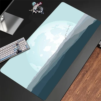 Minimalista Montanha Grande Mouse Pad XXL Macio Teclado do Notebook Mouse Tapete de mesa Tabela Tapete de Acessórios de Jogos de Arte Mousemat 400x900