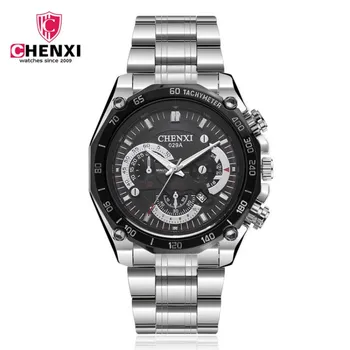 CHENXI Homens de alto Luxo da Marca de Relógios de Quartzo Relógios de homens de Moda Design de Carro de Esportes Militares Completa do Calendário, Relógios PENGNATATE