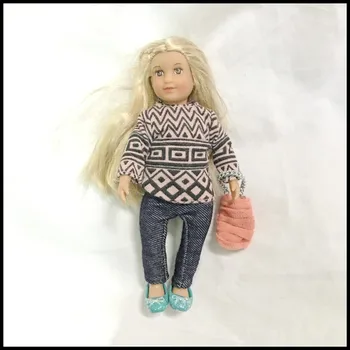 15 cm Mini Casa de Boneca boneca boneca boneca coleção infantil de presente de aniversário linda garota 1