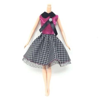 Moda Casual Roupas para a Boneca Barbie Terno Conjunto de Roupas de Boneca de Vestido Para 1/6 BJD Boneca Acessórios 6 Estilos Para a Escolha 3