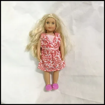15 cm Mini Casa de Boneca boneca boneca boneca coleção infantil de presente de aniversário linda garota 3