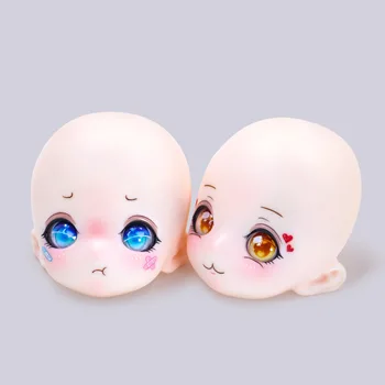 1/4 de Boneca Cabeça compõem Anime SD Boneca Cabeça Expressão Pode Abrir a Cabeça Diy Menina Brinquedos de Presente da Moda Bonito Vestir Boneca Acessórios 4
