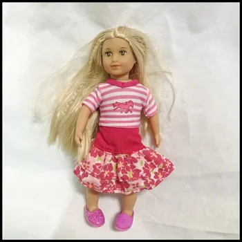 15 cm Mini Casa de Boneca boneca boneca boneca coleção infantil de presente de aniversário linda garota 4