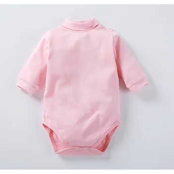 Macacão de bebê roupas de crianças menino menina roupas de gola alta de roupas de bebê macacão de mangas compridas infantil de crianças de pijama macacão de bebê