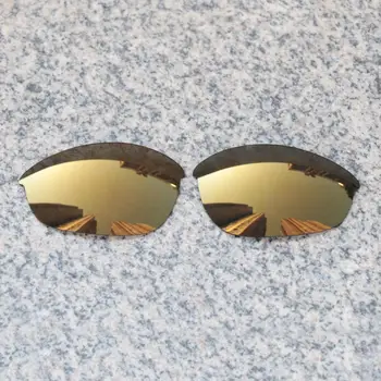 Atacado E. O. S Polarizada Avançado de Substituição de Lentes para Oakley Half Jacket Óculos de sol de Bronze - Ouro Polarizada Espelho