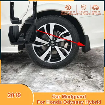 Auto Mudflaps Mud Flaps para Honda Odyssey Híbrido 2019 4Pcs de PVC Preto guarda-lamas resguardo Fender Protetor de Acessórios para carros