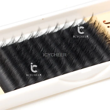 ICYCHEER Mistura de Comprimento Em Uma Caixa de Maquiagem Vison Individuais Cílios postiços Extensão de Cílios