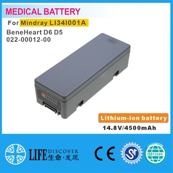 Bateria de íon de lítio de 14,8 V 4500mAh MINDRAY BeneHeart D6 D5 LI34I001A 022-00012-00 Desfibrilador
