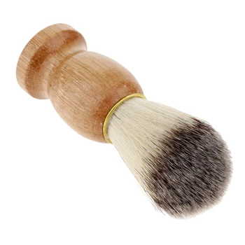 O Punho de madeira de Cerdas de Pincel de barba para os Homens de Cabelo Barba, Corte de Pó de Limpeza