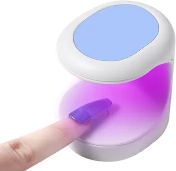 3LED Mini Luz UV para Unhas de Gel, Portátil de Luz UV para Unhas, USB Prego Lâmpada para o Único Dedo Manicure Secagem Ferramenta de Gel Lâmpada