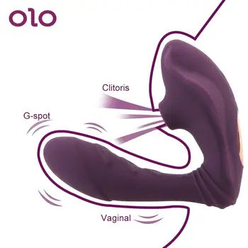 Duplo de Vibração Mamilo Otário Vagina Chupar o Vibrador 10 Velocidade do Clitóris ou da Vagina, do ponto de G Estimulação Brinquedos Sexuais para a Mulher