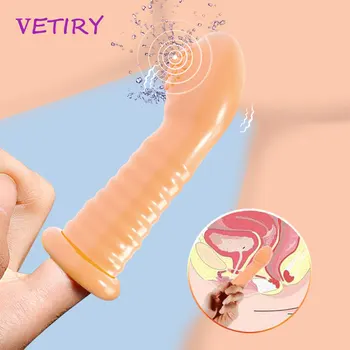 Dedo De Luva Vibrador Estimulador Do Clitóris Feminino Masturbador Brinquedos Sexuais Para Mulheres Adultas De 18 G Orgasmo Ponto De Massagem Lésbicas Vibrador