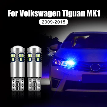 A Volkswagen VW Tiguan MK1 período de 2009 a 2011 2012 2013 2014 2015 T10 LED Carro Folga Luzes de Estacionamento, as Lâmpadas de Largura, Bulbos Acessórios