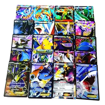 300pcs/conjunto de Cartas Pokemon Brinquedos Para Crianças de Brinquedos Takara Tomy Pokemon Card Ex Gx Mega Jogo de Batalha Carte Presente de Natal 0