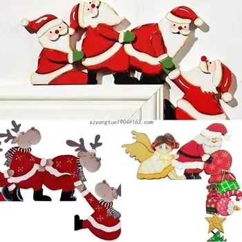 Natal De Moldura De Porta De Decorações Canto Decorações De Parede Assustador Quadro Decorações