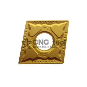 ZCC Original CNMG160608-PM YBC251 CNMG 160608 CNMG1606 Pastilhas de metal duro 10pcs Torneamento CNC Ferramenta de Torno Ferramentas Cortador