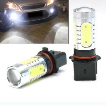 2pcs Branco do CREE Led de Alta Potência P13W COB LED DRL de Nevoeiro Luzes de Lâmpadas Para Chevrolet