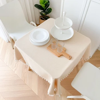 Toalha de mesa com borlas, Japonês toalha de mesa, mesa de café, retangular doméstico Japonês pano da tabela, simples