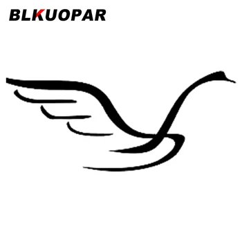 BLKUOPAR Voando Swan Adesivos de carros Protetor solar Moda Decalques Criativo Prancha de Capacete de motociclista Impermeável Decoração de Estilo Carro