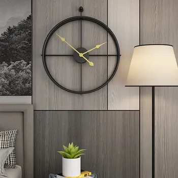 55cm Grande Silêncio Relógio de Parede Moderno e Design de Relógios Para a Decoração Home Office Estilo Europeu Suspensão de Parede Relógio de Relógios