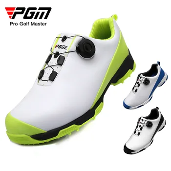 PGM Sapatos de Golfe dos Homens Impermeável e Anti-Derrapante Sapatas Rotativas Sapato de Fivela de Tênis