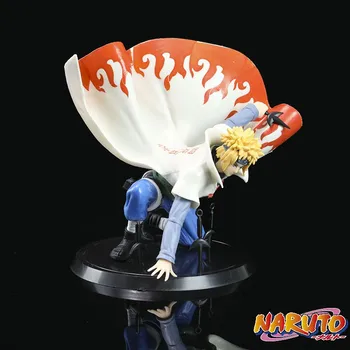 Naruto Figura Namikaze Minato Anime de Ação Estátuas Kawaii Frete Grátis Itens de PVC Figura Colecionável Modelo de Brinquedo Presente para Crianças Brinquedo