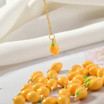 Requintado limão pequeno, forma de pingentes 20pcs/lote de cobre flutuante medalhão encantos diy jóias brincos/colar acessório