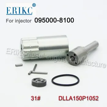 ERIKC 095000-8100 Kit de Reparação de Dlla150p1052 (093400-1052) Bico 31# Placa da Válvula Vg1096080010 Combustível Injector Diesel kit de reparo