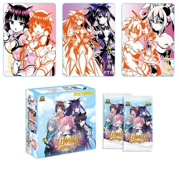 Nova Deusa Cartões de História de Personagens de Anime Sakuranomiya Maika PTR Cor Diferente Bronzeamento Coleção de Cartões de Presente de Aniversário para Crianças