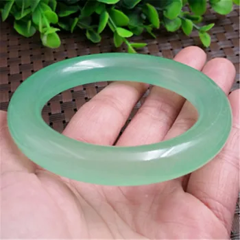Natural Jade Pulseira Homens Mulheres Belas Jóias Genuíno Certificada Jades Pulseira Pedra De Luz Azul Gelo Jade Pulseira Jóias Accessorie