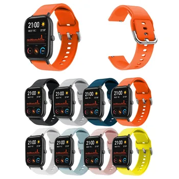 Esporte Silicone Macio Correias para Xiaomi Huami Amazfit GTS Relógio de Pulso Banda Xiomi Xaomi pulseiras de montre correas de reloj