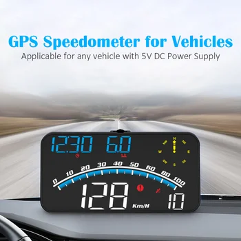 Universal HUD Head Up Display GPS do Carro do Velocímetro, Tacômetro Medidor de Velocidade Para Carros O Projetor Sobre O pára-brisa Com Bússola