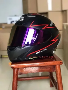 A Cara cheia de capacetes para motociclistas X14 93 marquez preto fosco hond capacete para Andar de moto de Corrida Motobike Capacete