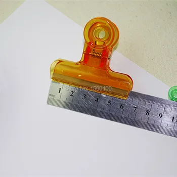 Frete grátis (12pcs/pack)63mm de Plástico, de papel Multicor mola de escritório clipe de Papel de escola/suprimentos de Escritório