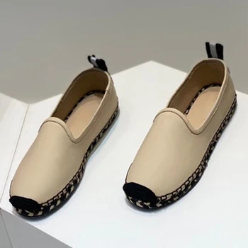 2021 Primavera das Mulheres, Plataforma de Senhoras de sapatos resistentes ao Desgaste Confortáveis de Couro Casual Sapatos Mulheres Sapatos da Moda