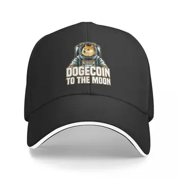 Dogecoin Para A Lua(1) Promo Homens e Mulheres caps de Impressão Anime de Baseball de verão, Novidade chapéu