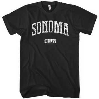 Sonoma Valley, Califórnia T-shirt dos Homens S-4X - Dom de Santa Rosa de Petaluma Vintage