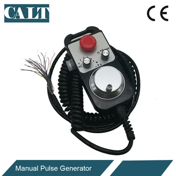 CALT Controlador do CNC da Roda de Mão de Codificador de 6 Eixos MPG Manual do Gerador de Impulsos Com Parada de Máquina de Trituração TM1474-100BSL5