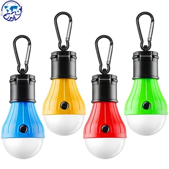 Portátil Mini Tenda Lâmpada LED Impermeável Luz de Emergência Gancho Lanterna Acampando ao ar livre Impermeável Gancho Lanterna de Campismo