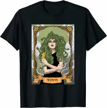 Grécia Antiga Mitologia Cobras De Medusa Deusa Grega T-Shirt. Verão do Algodão de Manga Curta-O-Pescoço Mens T-Shirt Nova S-3XL