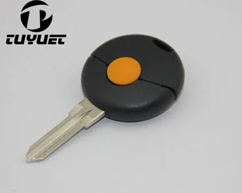 1 Botão Remoto Chave do Carro Shell Para o Benz Smart Fortwo 1998-2012 direitos NOS Substituição de Chave do Caso sem cortes da Lâmina de Cobertura