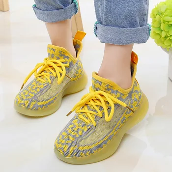 Meninas de Esportes de Sapatos Primavera Verão Sapatilhas para Meninos Respirável Macio Sapatos para Crianças, ao ar Livre, Andar De 2022 Novo Estilo