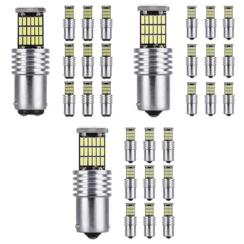 10PCS Lâmpadas LED 45Smd Canbus Lâmpada Inversa volta do Freio Sinal de Luz