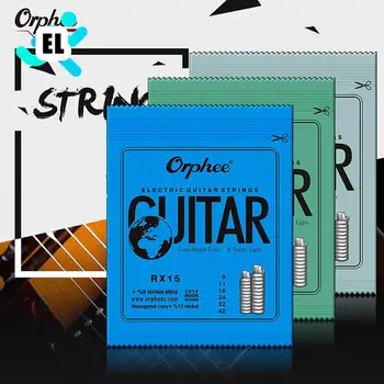 1Set Praticado Aço Niquelado Cordas de Guitarra Para Guitarra Eléctrica Com o Original da Embalagem de Revenda