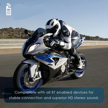 QTB35 de Capacetes para motociclistas Intercomunicador Capacete Moto Capacete Interfone Intercomunicador Moto Fones de ouvido de Rádio FM 2