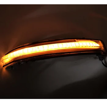 Espelho Dinâmico vez do Sinal DIODO emissor de Luz Para a Nissan Murano Navara, Pathfinder X-Trail 2014-2017 Azul Amarelo Inversa de Visão Traseira Lâmpada 4